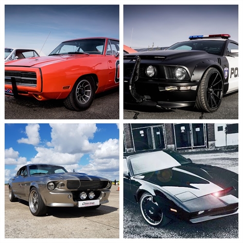 montage of famous TV cars montage of famous TV cars